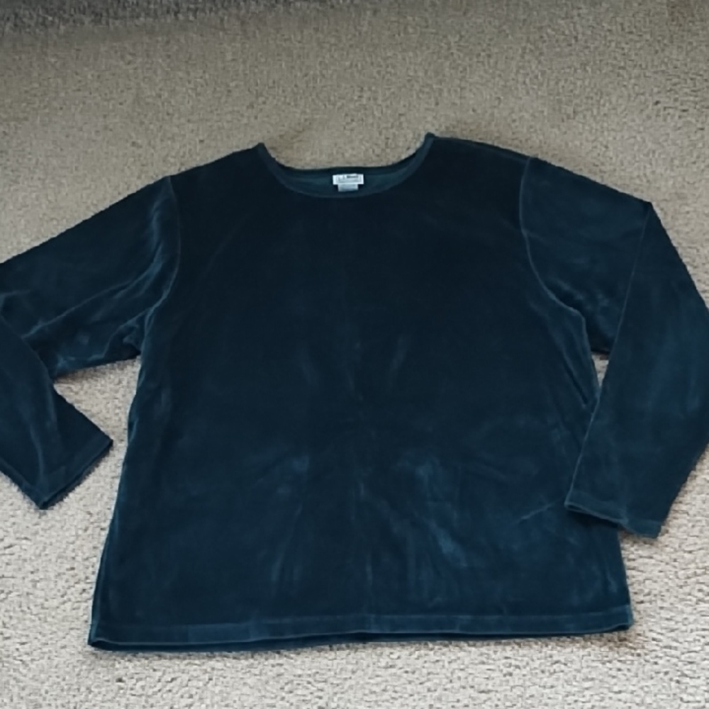 L.L. Bean Velour Top